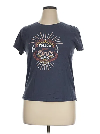 Pre-owned C&c California Short Sleeve T-shirt In Blue