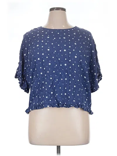 Pre-owned C&c California Short Sleeve T-shirt In Blue