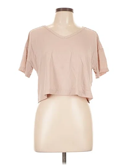 Pre-owned C&c California Short Sleeve T-shirt In Brown