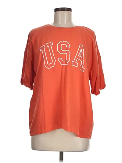 Pre-owned C&c California Short Sleeve T-shirt In Orange