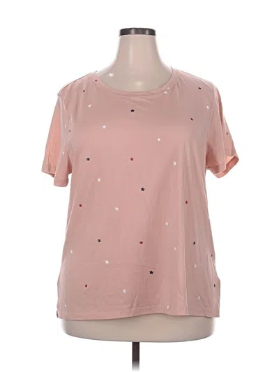 Pre-owned C&c California Short Sleeve T-shirt In Pink