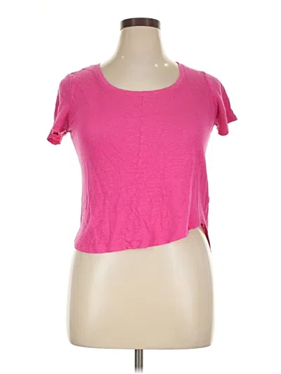 Pre-owned C&c California Short Sleeve T-shirt In Pink