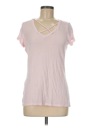 Pre-owned C&c California Short Sleeve T-shirt In Pink