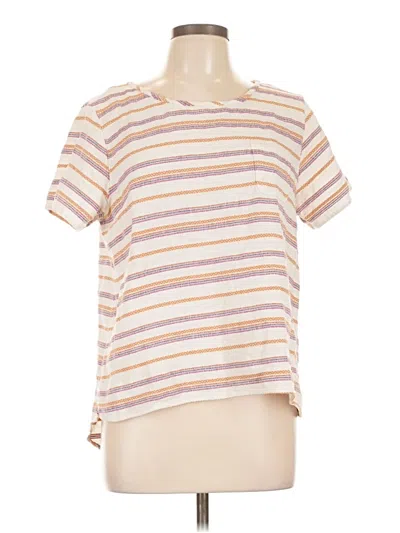 Pre-owned C&c California Short Sleeve T-shirt In White