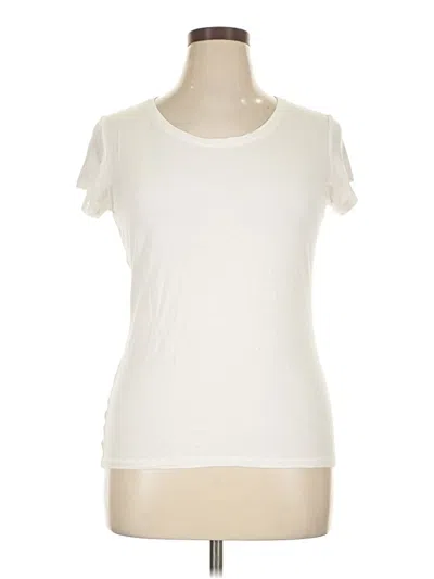 Pre-owned C&c California Short Sleeve T-shirt In White