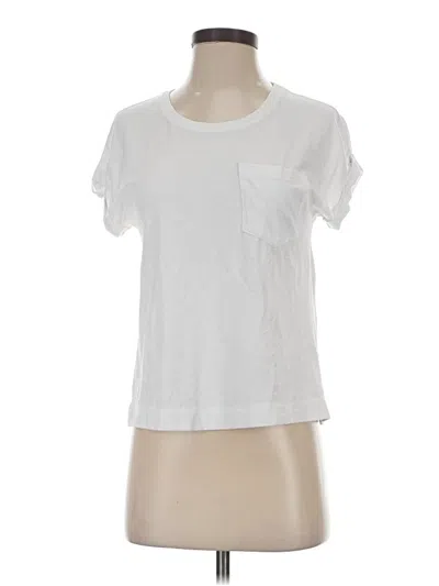 Pre-owned C&c California Short Sleeve T-shirt In White