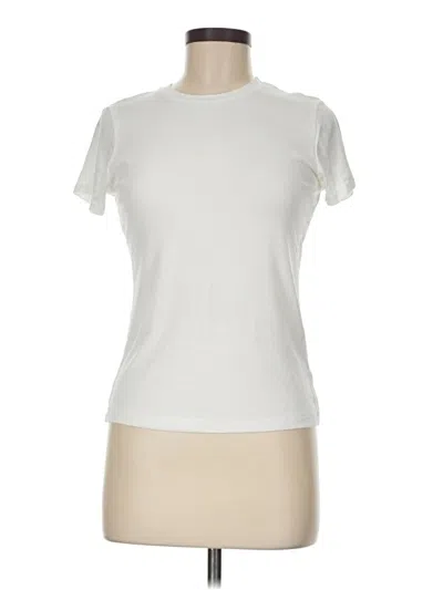 Pre-owned C&c California Short Sleeve T-shirt In White