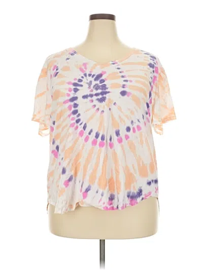 Pre-owned C&c California Short Sleeve T-shirt In White