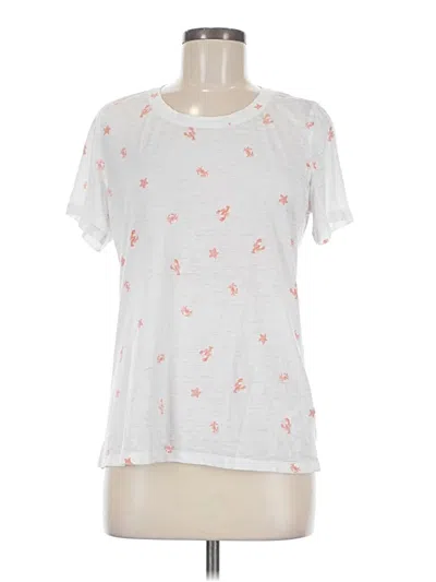 Pre-owned C&c California Short Sleeve T-shirt In White