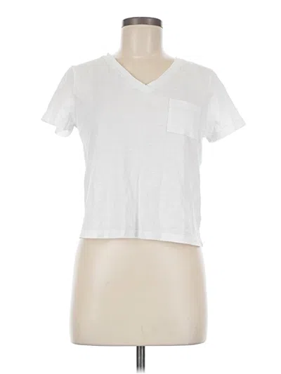 Pre-owned C&c California Short Sleeve T-shirt In White
