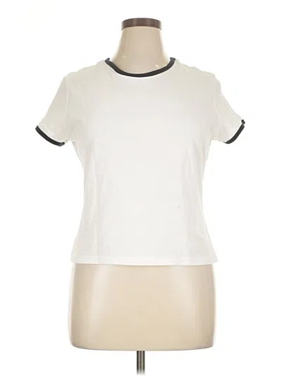 Pre-owned C&c California Short Sleeve T-shirt In White
