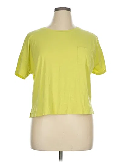 Pre-owned C&c California Short Sleeve T-shirt In Yellow