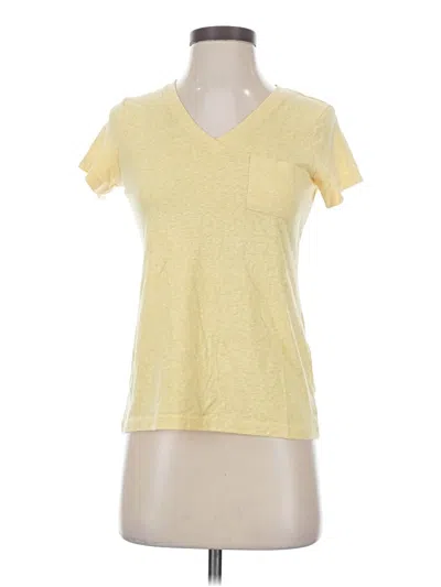 Pre-owned C&c California Short Sleeve T-shirt In Yellow