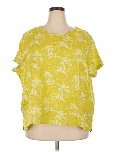 Pre-owned C&c California Short Sleeve T-shirt In Yellow