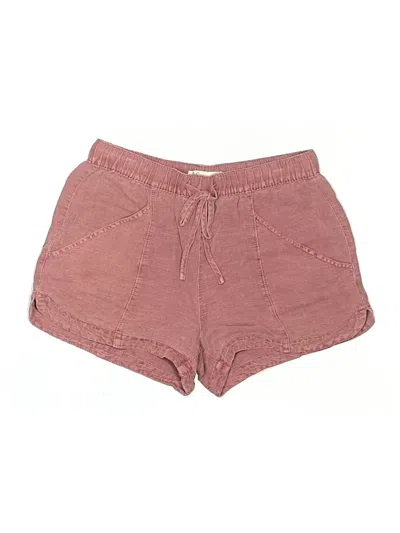 Pre-owned C&c California Shorts In Burgundy