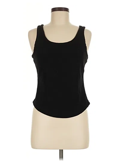 Pre-owned C&c California Sleeveless Top Black Scoop Neck Tops