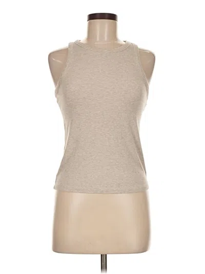 Pre-owned C&c California Sleeveless T-shirt In Brown