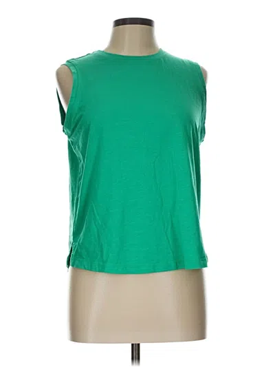 Pre-owned C&c California Sleeveless T-shirt In Green