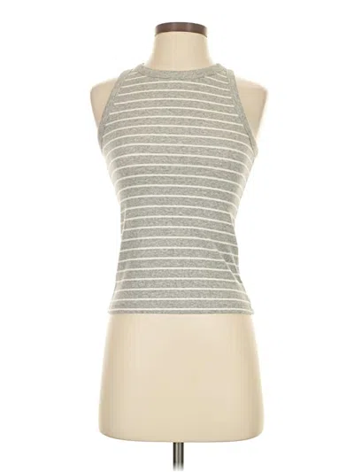 Pre-owned C&c California Sleeveless T-shirt In Silver