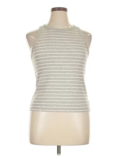 Pre-owned C&c California Sleeveless T-shirt In Silver