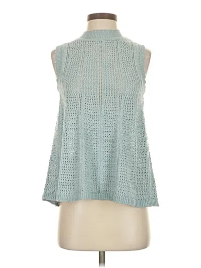 Pre-owned C&c California Sweater Vest In Blue