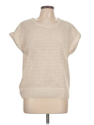 Pre-owned C&c California Sweater Vest In White