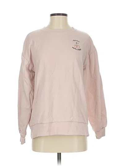 Pre-owned C&c California Sweatshirt In Pink