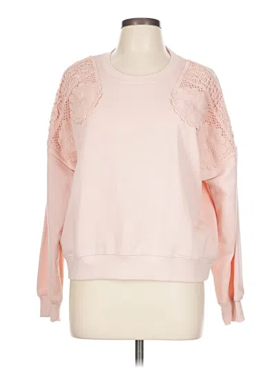 Pre-owned C&c California Sweatshirt In Pink