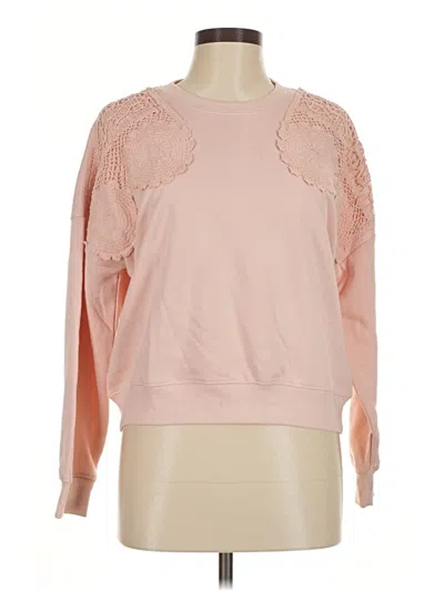 Pre-owned C&c California Sweatshirt In Pink