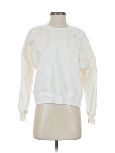 Pre-owned C&c California Sweatshirt In White