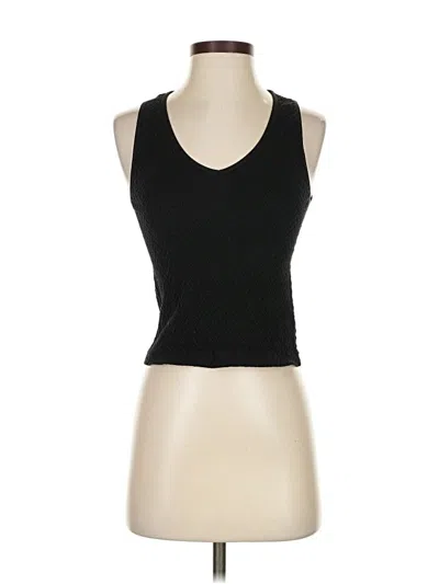 Pre-owned C&c California Tank Top Black Halter Neckline Tops