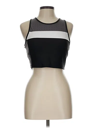 Pre-owned C&c California Tank Top Black Halter Neckline Tops