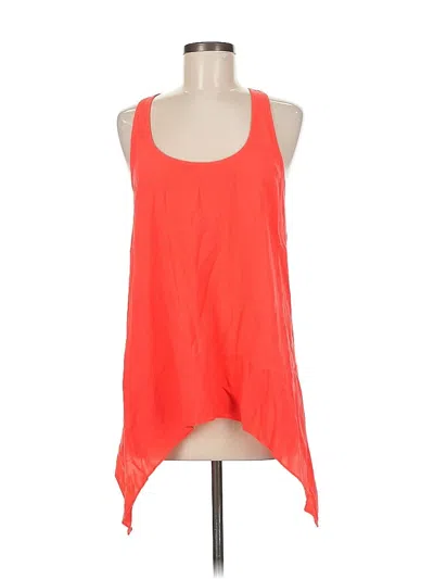 C&c California Tank Top Orange Halter Neckline Tops