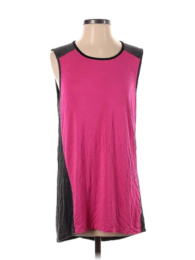 Pre-owned C&c California Tank Top Pink Strapless Neckline Tops