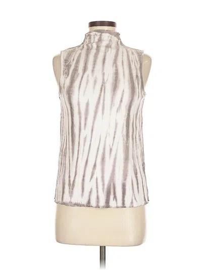 Pre-owned C&c California Tank Top Silver High Neck Tops