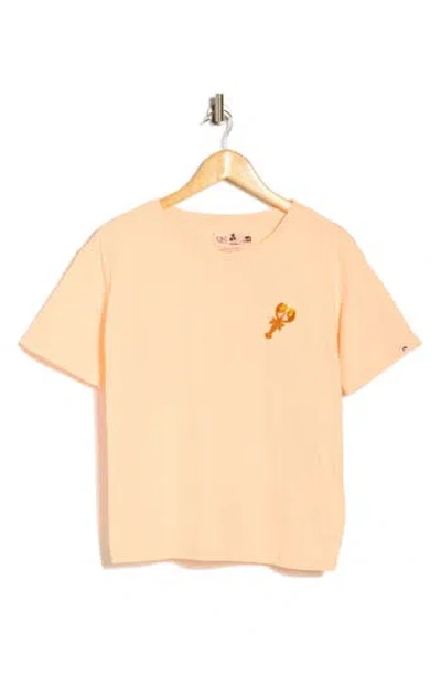 C&c California C & C California Toni Boxy Cotton Crop Tee In Pink