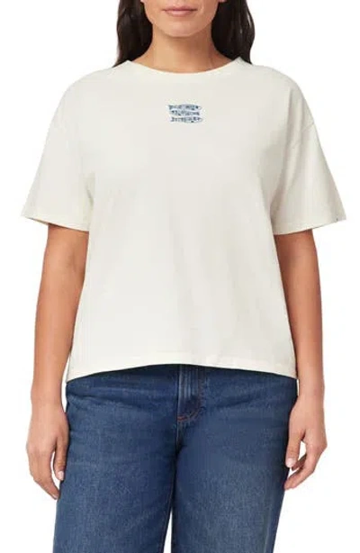 C&c California C & C California Toni Boxy Cotton Crop Tee In White