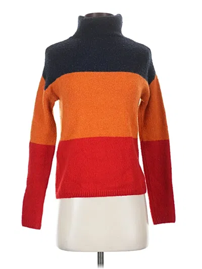 Pre-owned C&c California Turtleneck Sweater In Orange