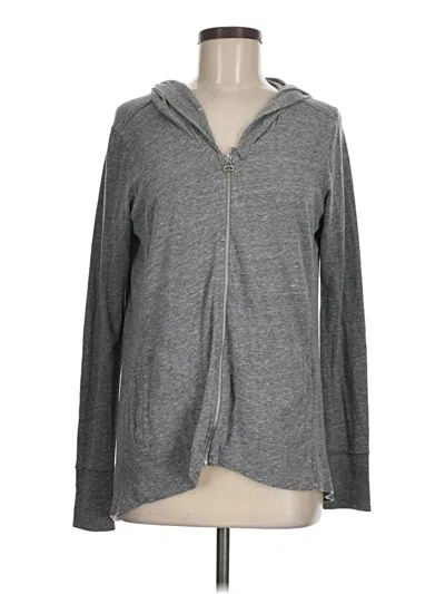 Pre-owned C&c California Zip Up Hoodie In Gray