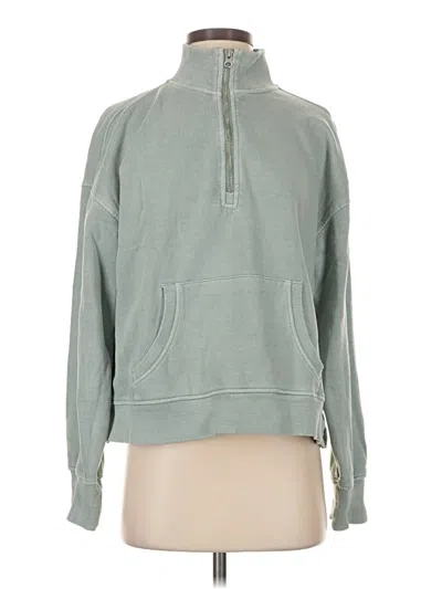 Pre-owned C&c California Zip Up Hoodie In Green