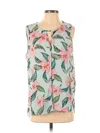C&e Lifestyle Sleeveless Blouse In Green