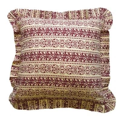 C & F Home 100% Cotton Zip Sham In White