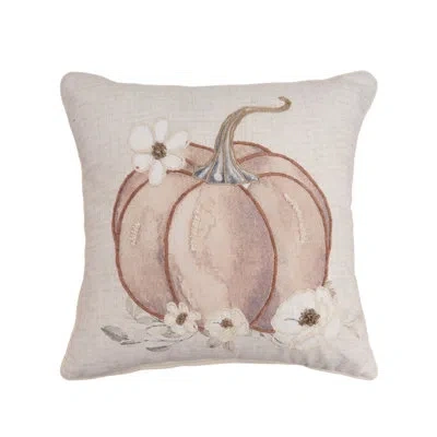 C & F Home 18" X 18" Autumn Fields Pumpkin Throw Pillow In Multi