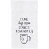 C & F Home C&f Home 27" X 18" Big Cups Kitchen And Bathroom Embroidered Hand Towel In White