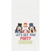 C & F Home C&f Home 27" X 18" Christmas "let's Get This Party Crackin" Featuring Nutcracker Cotton Embroidered  In Multi