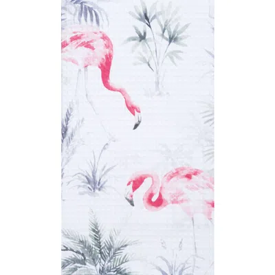 C & F Home C&f Home 27" X 18" Flamingo Kitchen And Bathroom Graphic Print Hand Towel In Pink