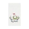 C & F Home C&f Home 27" X 18" "meowy Christmas" Sentiment Featuring Cat In White