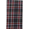 C & F Home C&f Home 27' X 18" Poinsetta Plaid Woven Cotton Kitchen Dish Towel Red White And Black Plaid In Multi