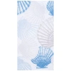 C & F Home C&f Home 27" X 18" Scallop Shells Kitchen And Bathroom Graphic Print Hand Towel In Blue