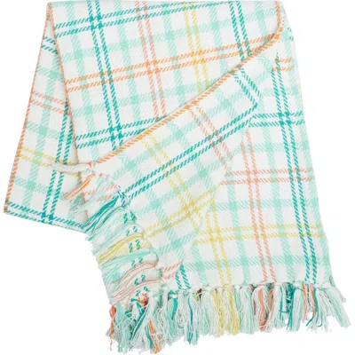 C & F Home C&f Home 50" X 60" Bunny Trail Plaid Spring Easter Themed Accent Throw Blanket In Blue